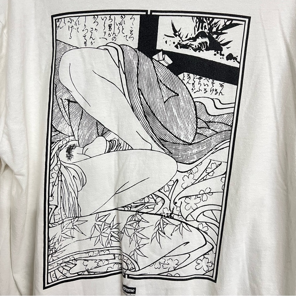 Supreme X Sasquatch Fabrix Shunga Long Sleeve Tee Shirt - Picture 6 of 8